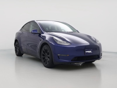 Blue 2022 Tesla Model Y Long Range