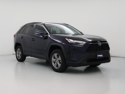 Blue 2022 Toyota RAV4 Hybrid XLE