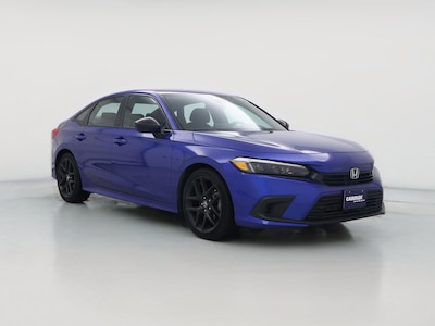 Blue 2024 Honda Civic Sport