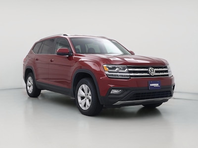Red 2019 Volkswagen Atlas SE w/Tech