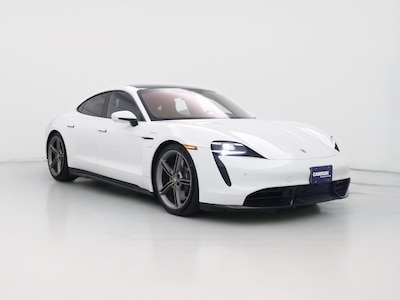 White 2022 Porsche Taycan Electric Turbo S