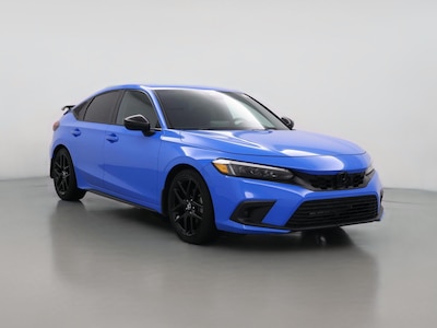 Blue 2024 Honda Civic Sport