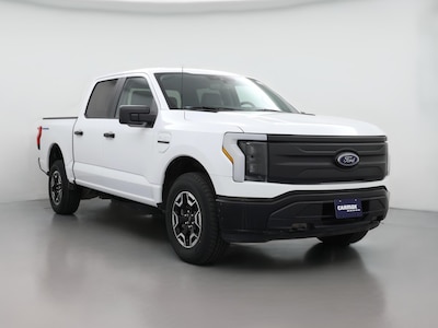 White 2022 Ford F150 Lightning Pro