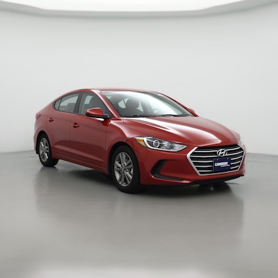 Red 2018 Hyundai Elantra SEL