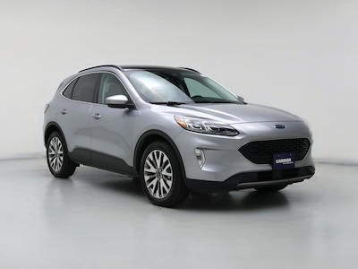 Silver 2021 Ford Escape Hybrid Titanium
