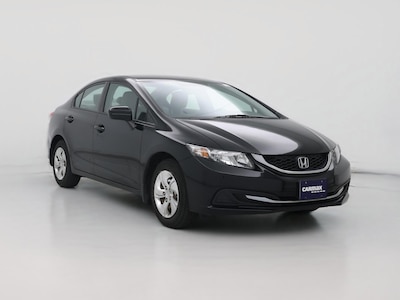 Black 2014 Honda Civic LX