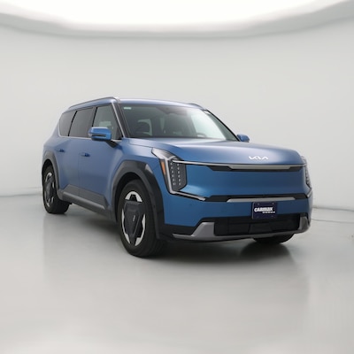 Blue 2024 Kia EV9 Land