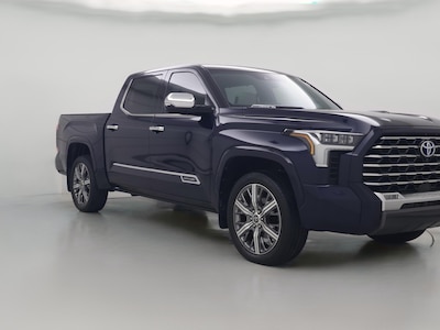 Blue 2022 Toyota Tundra Hybrid Capstone