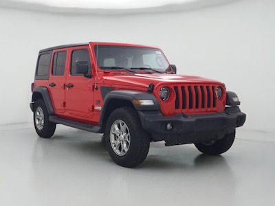 Red 2020 Jeep Wrangler Unlimited Freedom