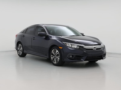 Blue 2017 Honda Civic EX-T