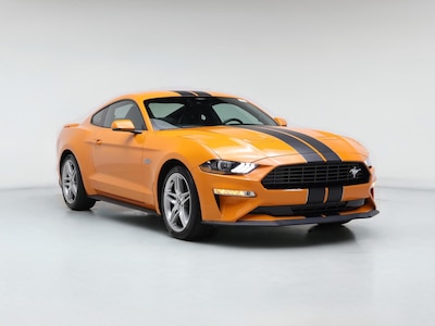 Orange 2021 Ford Mustang Ecoboost Premium