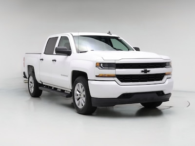 White 2018 Chevrolet Silverado 1500 Custom