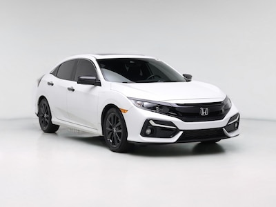 White 2020 Honda Civic EX-L