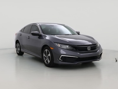 Gray 2020 Honda Civic LX