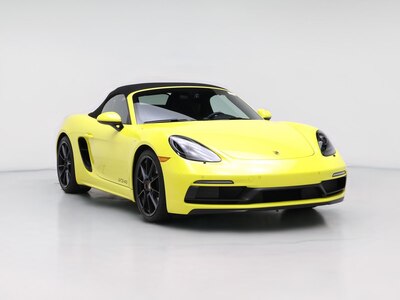 Yellow 2022 Porsche 718 Boxster GTS