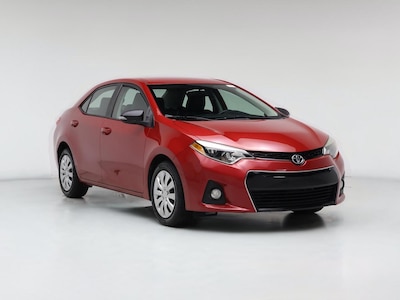 Red 2015 Toyota Corolla S