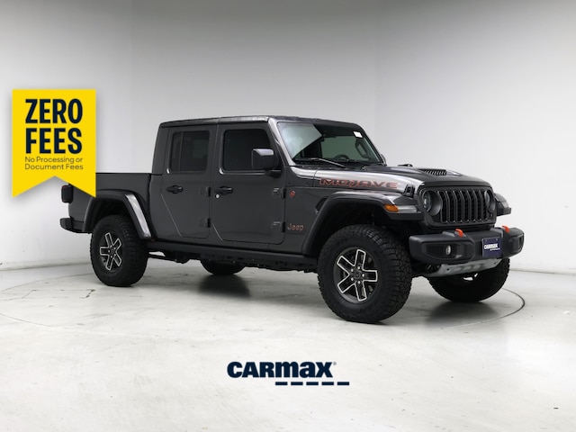 Gray 2025 Jeep Gladiator Mojave Crew Cab 4WD Pickup Truck Four-Wheel Drive Automatic