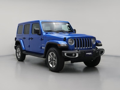 Blue 2022 Jeep Wrangler Unlimited Sahara
