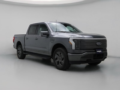 Gray 2023 Ford F150 Lightning Lariat