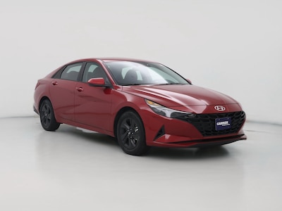 Red 2023 Hyundai Elantra Hybrid Blue