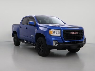 Blue 2022 GMC Canyon Elevation