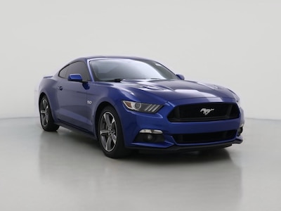 Blue 2017 Ford Mustang GT