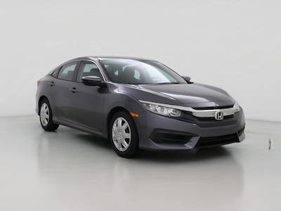 Gray 2017 Honda Civic LX