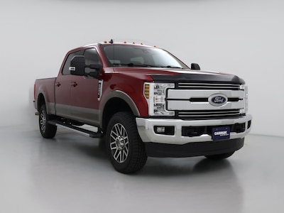 Red 2019 Ford F250 Lariat