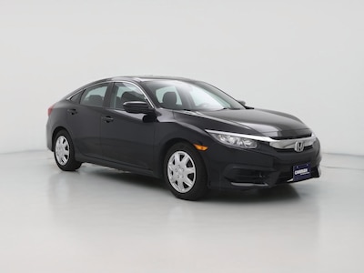 Black 2018 Honda Civic LX