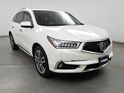 White 2017 Acura MDX Advance