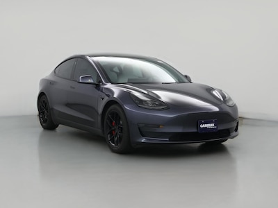Gray 2022 Tesla Model 3 Performance