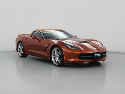Orange 2015 Chevrolet Corvette Stingray  Z51