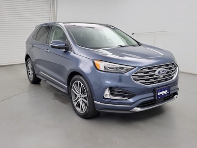 Blue 2019 Ford Edge Titanium