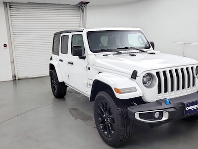 White 2023 Jeep Wrangler 4XE PHEV Unlimited Sahara