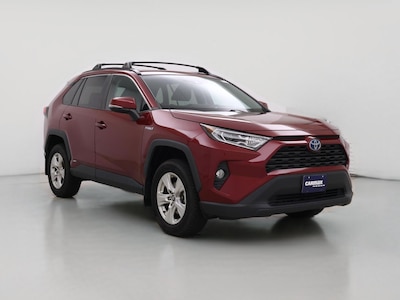 Red 2020 Toyota RAV4 Hybrid XLE