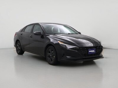 Black 2022 Hyundai Elantra Hybrid Blue
