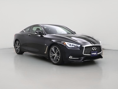 Black 2018 Infiniti Q60 Luxe