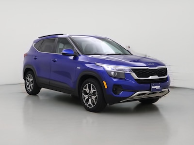 Blue 2023 Kia Seltos EX