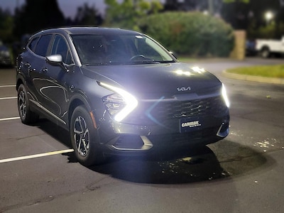 Gray 2023 Kia Sportage Hybrid LX