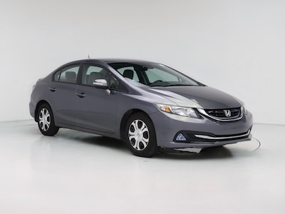 Gray 2013 Honda Civic Hybrid