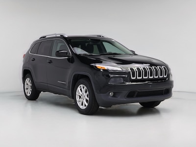 Black 2016 Jeep Cherokee Latitude