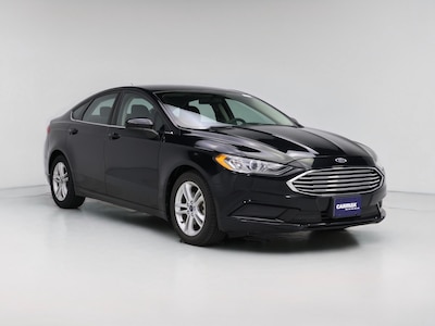 Black 2018 Ford Fusion SE