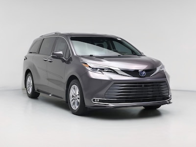 Gray 2023 Toyota Sienna Hybrid Platinum