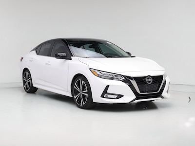 White 2021 Nissan Sentra SR