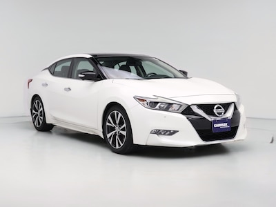 White 2017 Nissan Maxima Platinum
