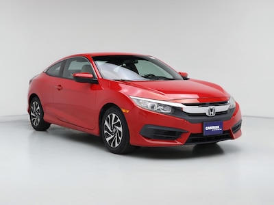 Red 2017 Honda Civic LX