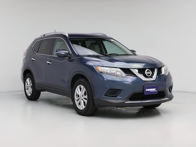 Blue 2014 Nissan Rogue SV