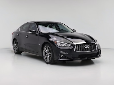 Black 2019 Infiniti Q50 Luxe