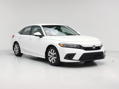 White 2023 Honda Civic LX
