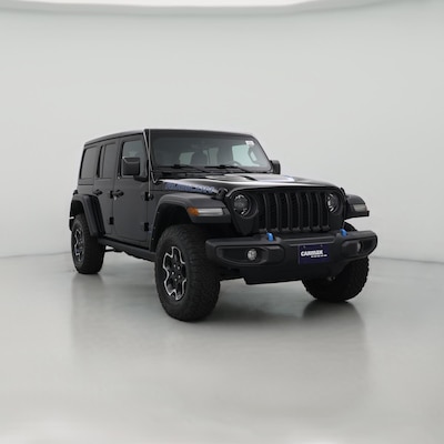 Black 2023 Jeep Wrangler 4XE PHEV Unlimited Rubicon